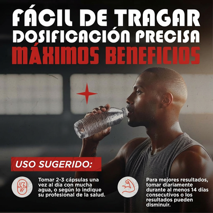 Turkesterona 1000mg | Fuerza, Energía y Recuperación Máxima